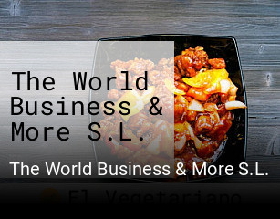 Reserve ahora una mesa en The World Business & More S.L.
