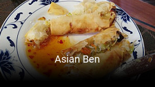 Reserve ahora una mesa en Asian Ben
