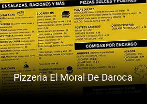 Reserve ahora una mesa en Pizzeria El Moral De Daroca