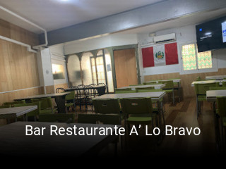 Bar Restaurante A’ Lo Bravo reserva