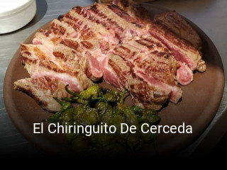 Reserve ahora una mesa en El Chiringuito De Cerceda