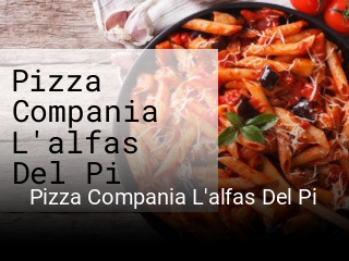 Pizza Compania L'alfas Del Pi reserva de mesa