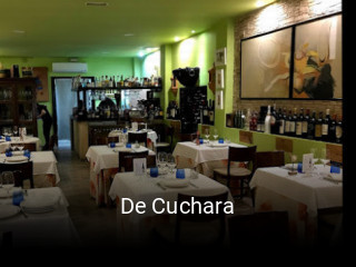 Reserve ahora una mesa en De Cuchara