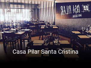 Reserve ahora una mesa en Casa Pilar Santa Cristina