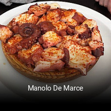 Manolo De Marce reserva de mesa