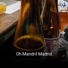 Oh Mandril Madrid reservar en línea