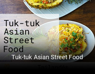 Reserve ahora una mesa en Tuk-tuk Asian Street Food
