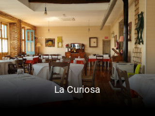 Reserve ahora una mesa en La Curiosa