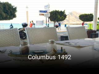 Columbus 1492 reserva de mesa