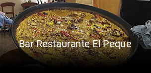 Reserve ahora una mesa en Bar Restaurante El Peque
