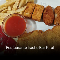 Restaurante Irache Bar Kirol reserva de mesa