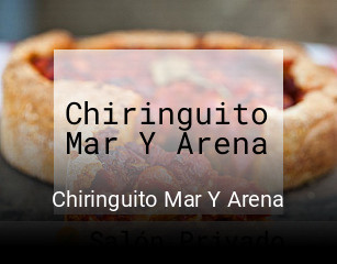 Reserve ahora una mesa en Chiringuito Mar Y Arena