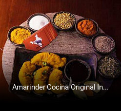Reserve ahora una mesa en Amarinder Cocina Original India Baleares