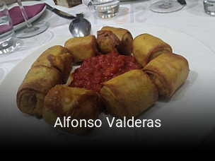 Reserve ahora una mesa en Alfonso Valderas