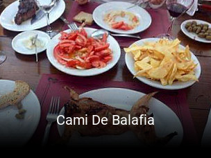 Reserve ahora una mesa en Cami De Balafia