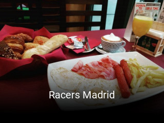Racers Madrid reserva de mesa