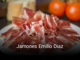 Jamones Emilio Diaz reserva de mesa