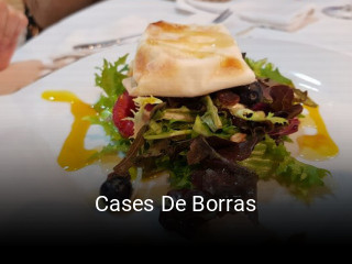 Cases De Borras reservar mesa