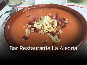 Reserve ahora una mesa en Bar Restaurante La Alegria