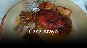 Reserve ahora una mesa en Casa Arayo