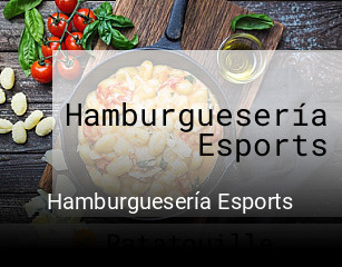 Reserve ahora una mesa en Hamburguesería Esports