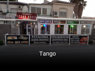Tango reservar mesa