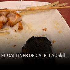 EL GALLINER DE CALELLACalella reservar mesa