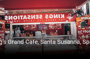 King's Grand Cafe, Santa Susanna, Spain reservar mesa