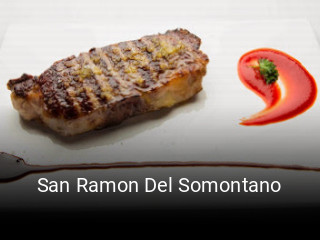 San Ramon Del Somontano reserva de mesa