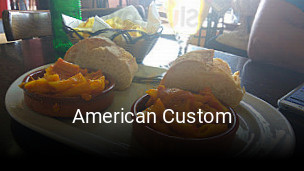 American Custom reservar mesa