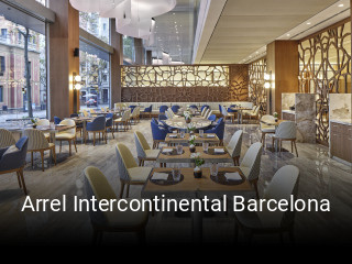 Arrel Intercontinental Barcelona reservar mesa
