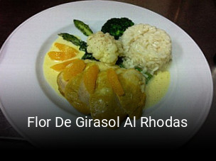Flor De Girasol Al Rhodas reservar mesa