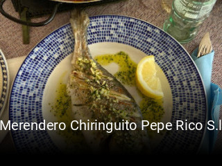Reserve ahora una mesa en Merendero Chiringuito Pepe Rico S.l