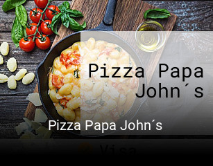 Pizza Papa John´s reserva