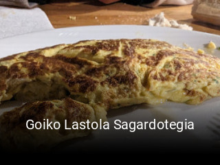 Reserve ahora una mesa en Goiko Lastola Sagardotegia
