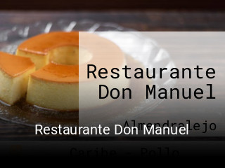 Reserve ahora una mesa en Restaurante Don Manuel