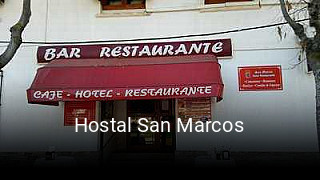 Hostal San Marcos reservar mesa