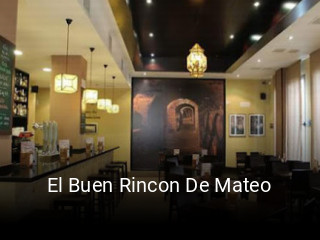 El Buen Rincon De Mateo reserva de mesa