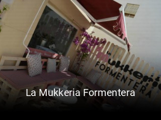 La Mukkeria Formentera reserva de mesa