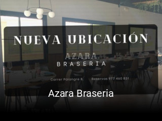 Azara Braseria reservar mesa