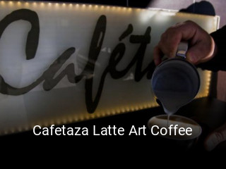 Cafetaza Latte Art Coffee reserva de mesa