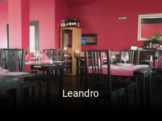 Leandro reservar mesa