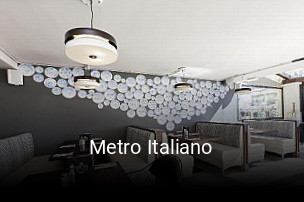 Reserve ahora una mesa en Metro Italiano