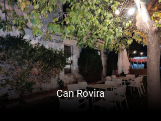 Can Rovira reserva de mesa